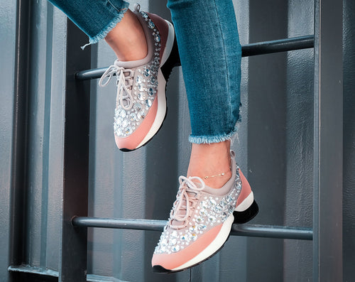 Women Shoe with Stone Detailing